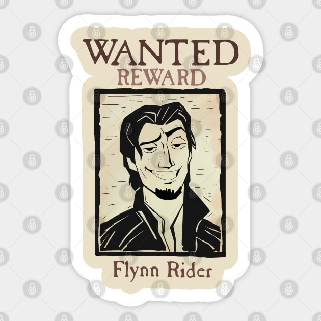 Wanted! Sticker by Marvellous Art